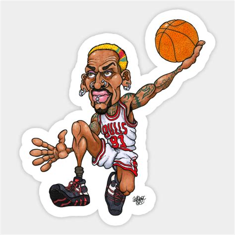 Dennis Rodman By Ash Camac Illo Dennis Rodman Graffiti Characters