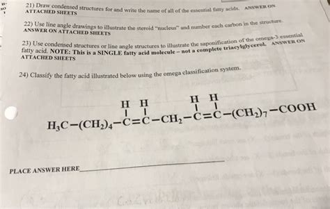 Solved 21 Draw Condensed Structures For And Write The Name