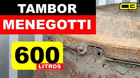 Tambor Da Betoneira Menegotti Litros Youtube