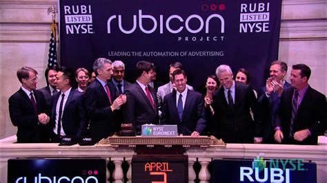 Rubicon Project Celebrates Ipo On The New York Stock Exchange Youtube