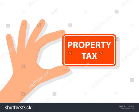 Property Tax Concept Clipart Image Isolated Stock Vector (Royalty Free ...