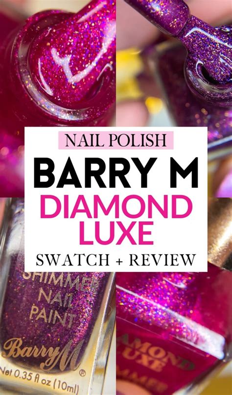 Nail Polish Barry M Diamond Luxe Marquise Finest Swatches