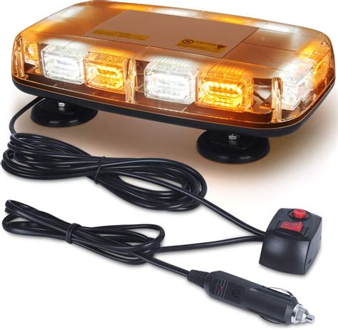 Linkitom Led Strobe Light 12v 24v 72 Led Warning Safety Flashing Beacon Lights With