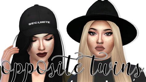 The Sims 4 Create A Sim Opposite Twins Youtube