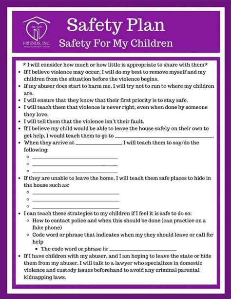 Safety Plan Friends Inc