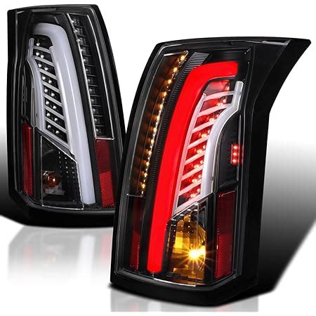 Amazon Spec D Tuning LED Bar Jet Black Tail Lights Rear Brake