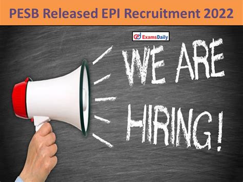 Engineering Projects India Ltd Recruitment Released By Pesb