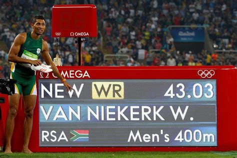 Van Niekerk wins men's 400m in world record - Sport - Arabianbusiness