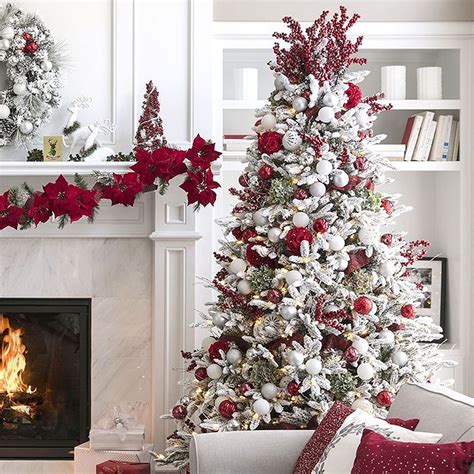 Frosted Christmas Tree Decor