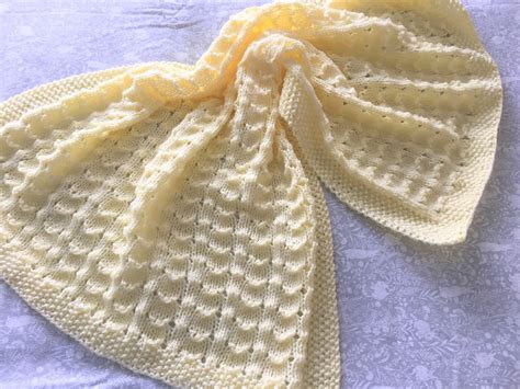 Sea Shells Baby Blanket Knitting Pattern PDF ENGLISH Etsy