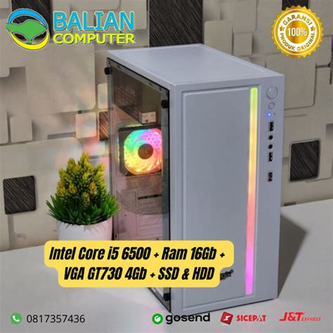 Jual Pc Core I Ram Gb Vga Gt Gb Ssd Hdd For Desain