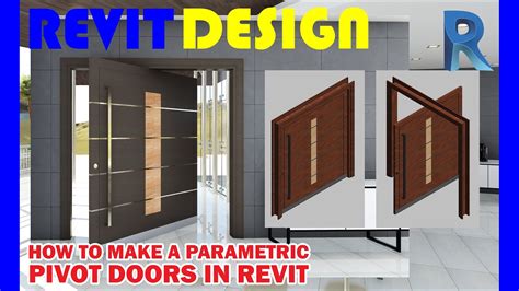 RD069 How To Make A Parametric Pivot Doors In Revit Pivot Door Revit