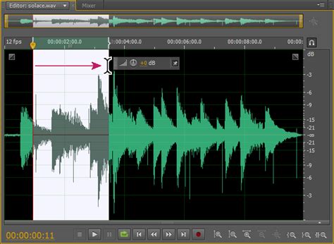 Selecting Audio Audio Ranges In Adobe Audition