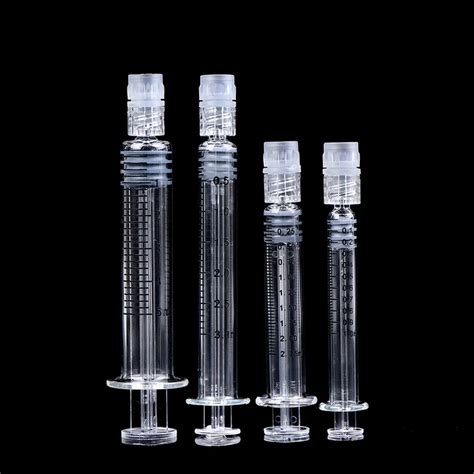 Glass Syringe Luer Lock Syringe Borosilicate Glass Prefillable Syringe