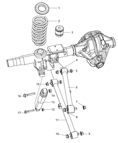 Dodge Ram 1500 Undercarriage Diagram