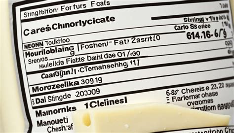 Calorie Count In Mozzarella String Cheese