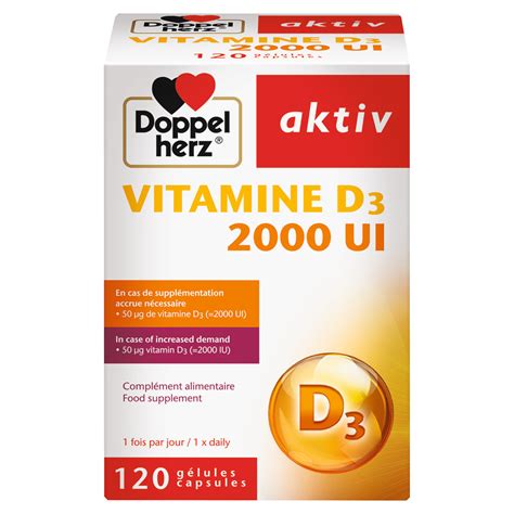 Doppelherz Vitamin D3 2000 IU Doppelherz