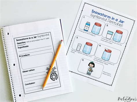 The Making of a Snowstorm: A FREE Science Activity - Mrs. Richardson's Class