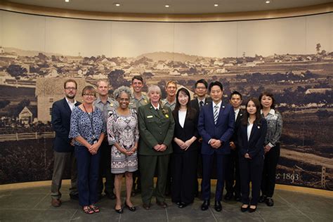 News Delegates From Sekigahara Battlefield Visit Gettysburg