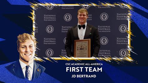 Jd Bertrand Is An Academic All American Notre Dame Football Youtube