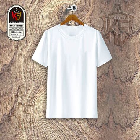 Kaos Polos Lengan Pendek Bahan Cotton Combed Dewasa Pria Wanita Fashion