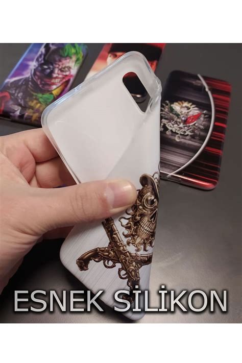 Ceppare Huawei P Smart S (AQM-LX1) Uyumlu Kılıf Desen Baskı Silikon ...
