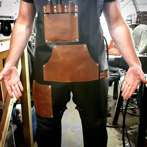 Split Leg Leather Apron Bbq Blacksmith Grill Kitchen Etsy