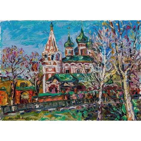 Купить картину Гарнизонная церковь Архангела Михаила. Ярославль. в ...