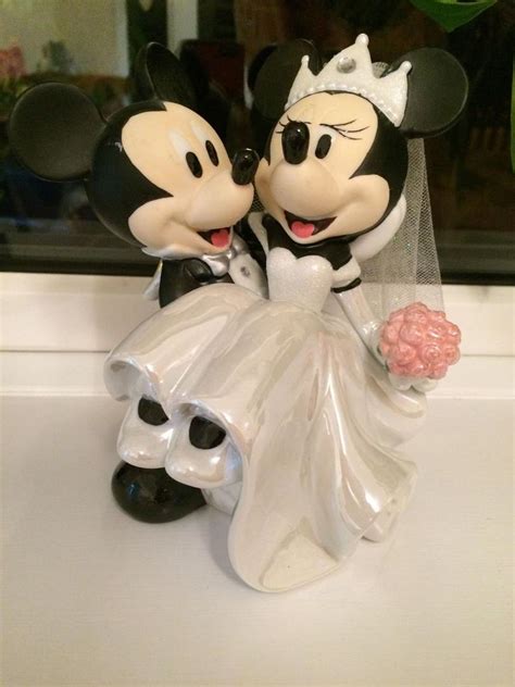 Minnie And Mickey Wedding Threshold Carry Ornament Aunthentic Item From