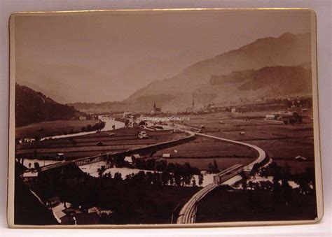 Kabinettfoto Bischofshofen Bahnhof Eisenbahnbr Cken Foto Um