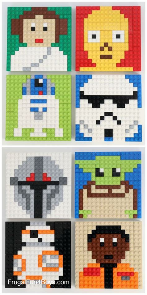 Lego Star Wars Builds Star Wars Lego Mosaic Star Wars Crafts Lego