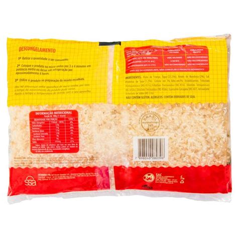 Peito De Frango Desfiado Cozido Congelado Super Frango Pacote 400g O