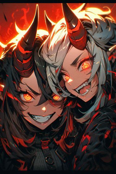 Demon Twins Anime Art Dark Cool Anime Pictures Anime Artwork