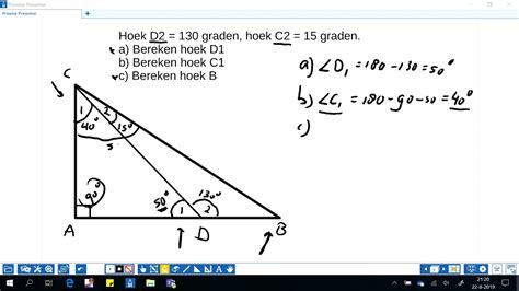 Hoek Berekenen In Een Lastig Figuur Youtube