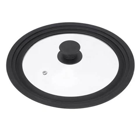 Silicone Multifunctional Glass Lid Fit Different Sizes Pots Dishwasher