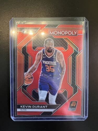 Panini Nba Prizm Monopoly Kevin Durant Red Prizm Ssp Suns