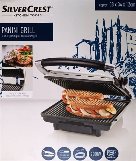 SILVERCREST KITCHEN TOOLS Panini Gril SPM 2000 E2