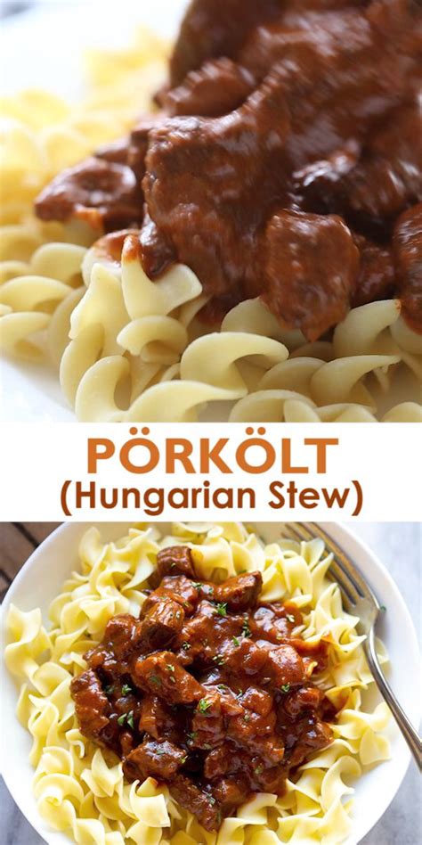 Pörkölt Hungarian Stew Video Hungarian Recipes Beef Recipes