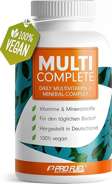 Vegane Vitamine Mineralstoffe Kapseln Multi Complete