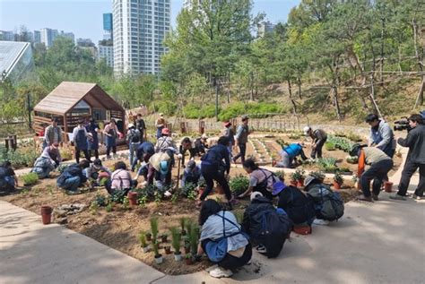 수원시 영흥수목원 작물원에 ‘손바닥 텃밭정원 조성