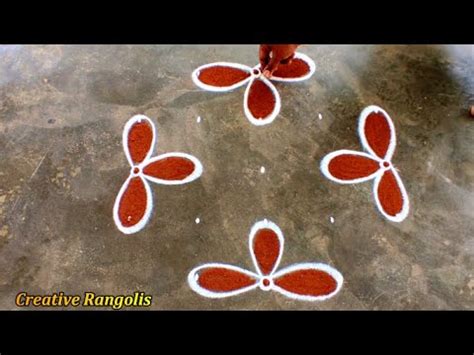 Ugadi Special Brids Kolam Panguni Madham Kolam Dots Begginers