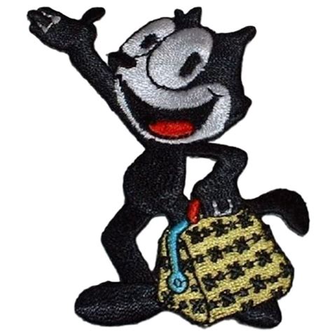 Felix The Cat w/ Magic Bag of Tricks Embroidered Patch - Walmart.com ...