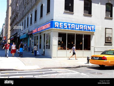 Seinfeld Location Restaurant Stock Photo - Alamy