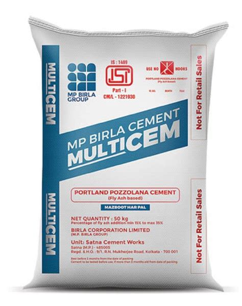 MP Birla Multicem Cement At 380 Bag Birla Cement In Jhinjhana ID