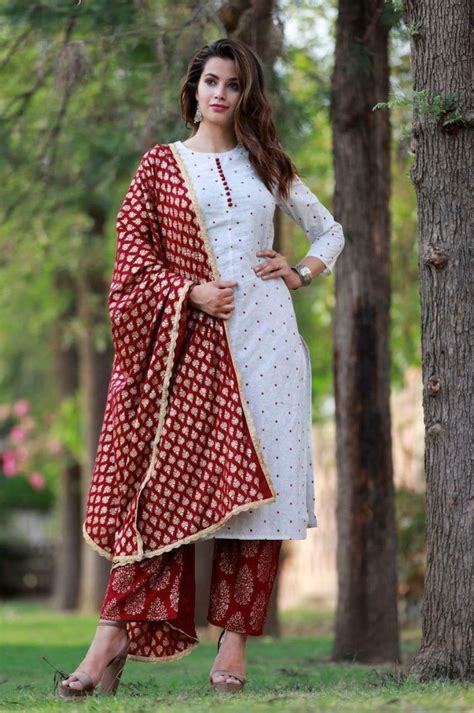 Indian Ethnic Palazzo Cotton Kurta Designer Dupatta Bellissimo Etsy