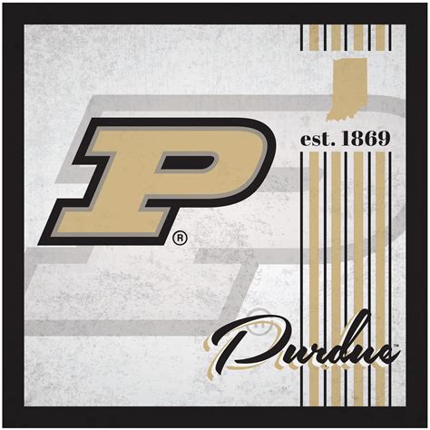 Purdue Boilermakers 10" x 10" Greatest Hits Team Sign