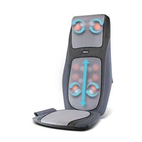 Homedics Siège De Massage Shiatsu Du Dos Et Des Épaules En Simultanée