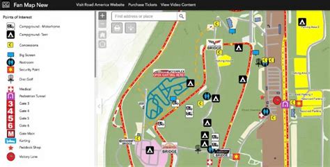 Road America Launches Interactive Maps To Help Navigate Around The Grounds | Seehafer News