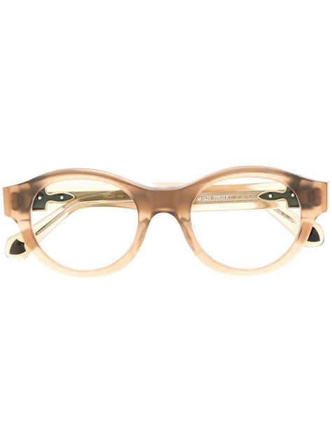 Matsuda Round Frame Glasses Farfetch