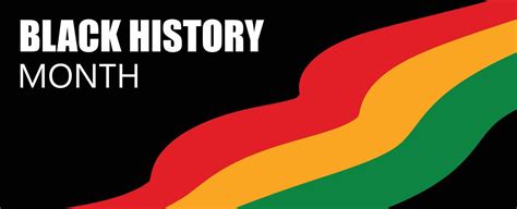 Black History Month Banner Design Template Vector Art At Vecteezy